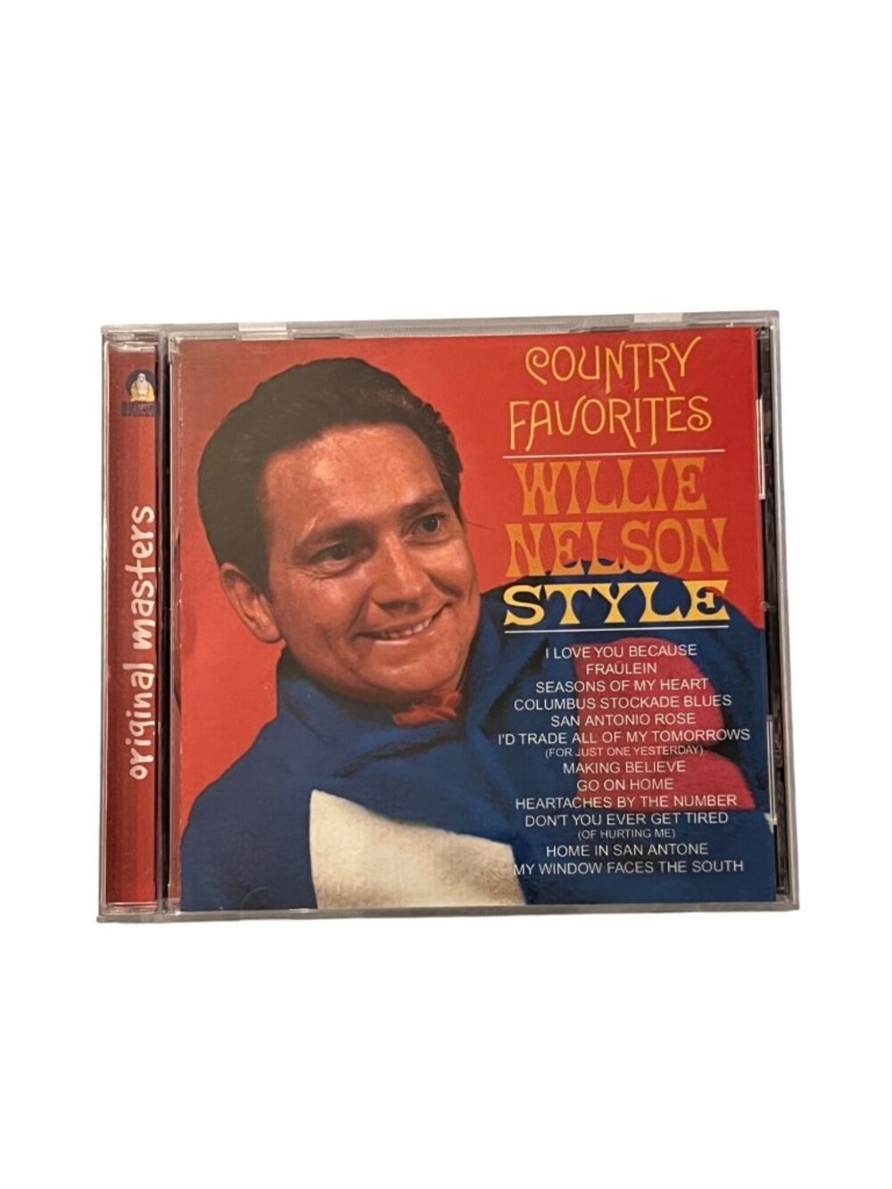 Willie Nelson Country Favorites CD 1966 Reissue Buddha Records Original Masters